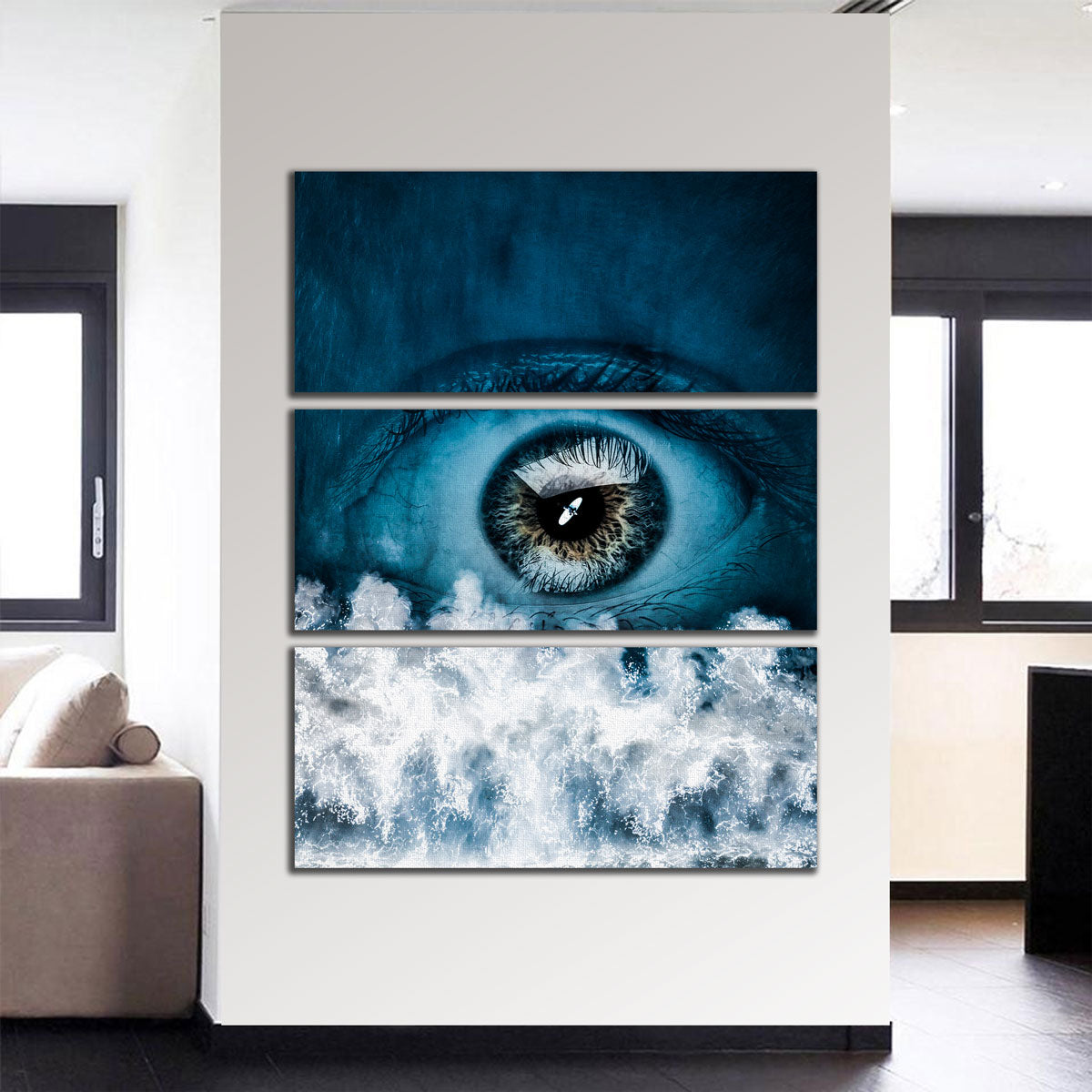 Stunning Blue Eye Wall Art for a Captivating Decor