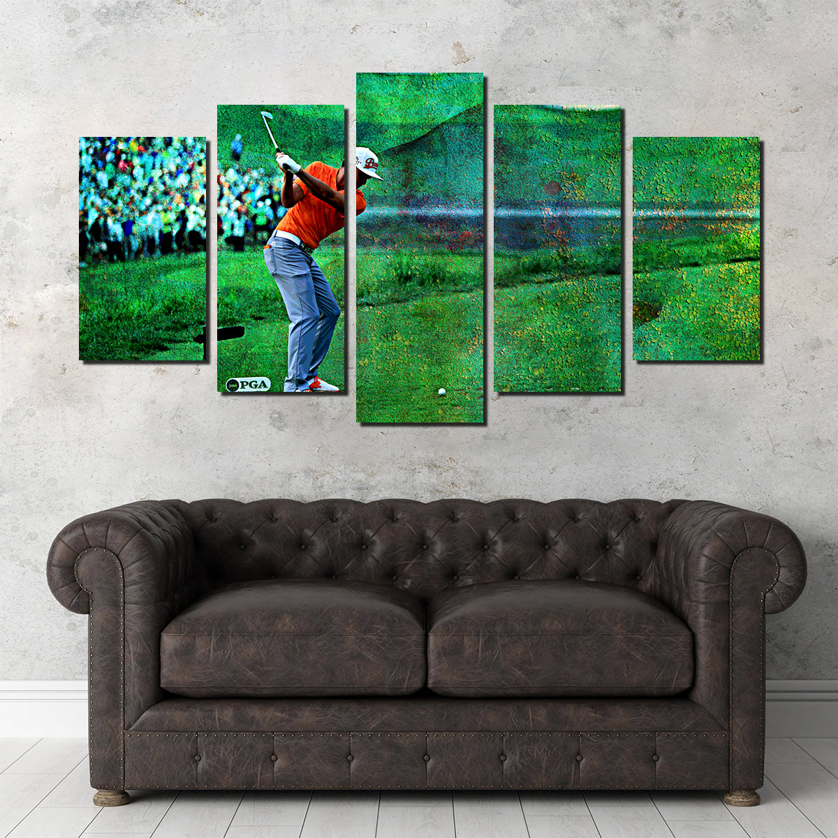 Rickie Fowler Art Prints with Premium Kiln - Dried Pine Frames