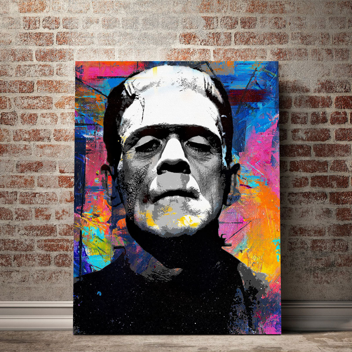 Frankenstein-inspired Colorful Wall Art for Stunning Decor