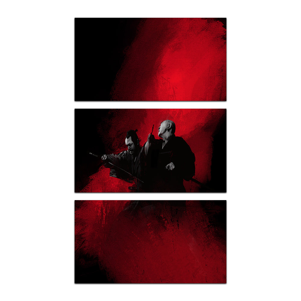 Stunning 7 Samurai Wall Art by Andy Brackpool