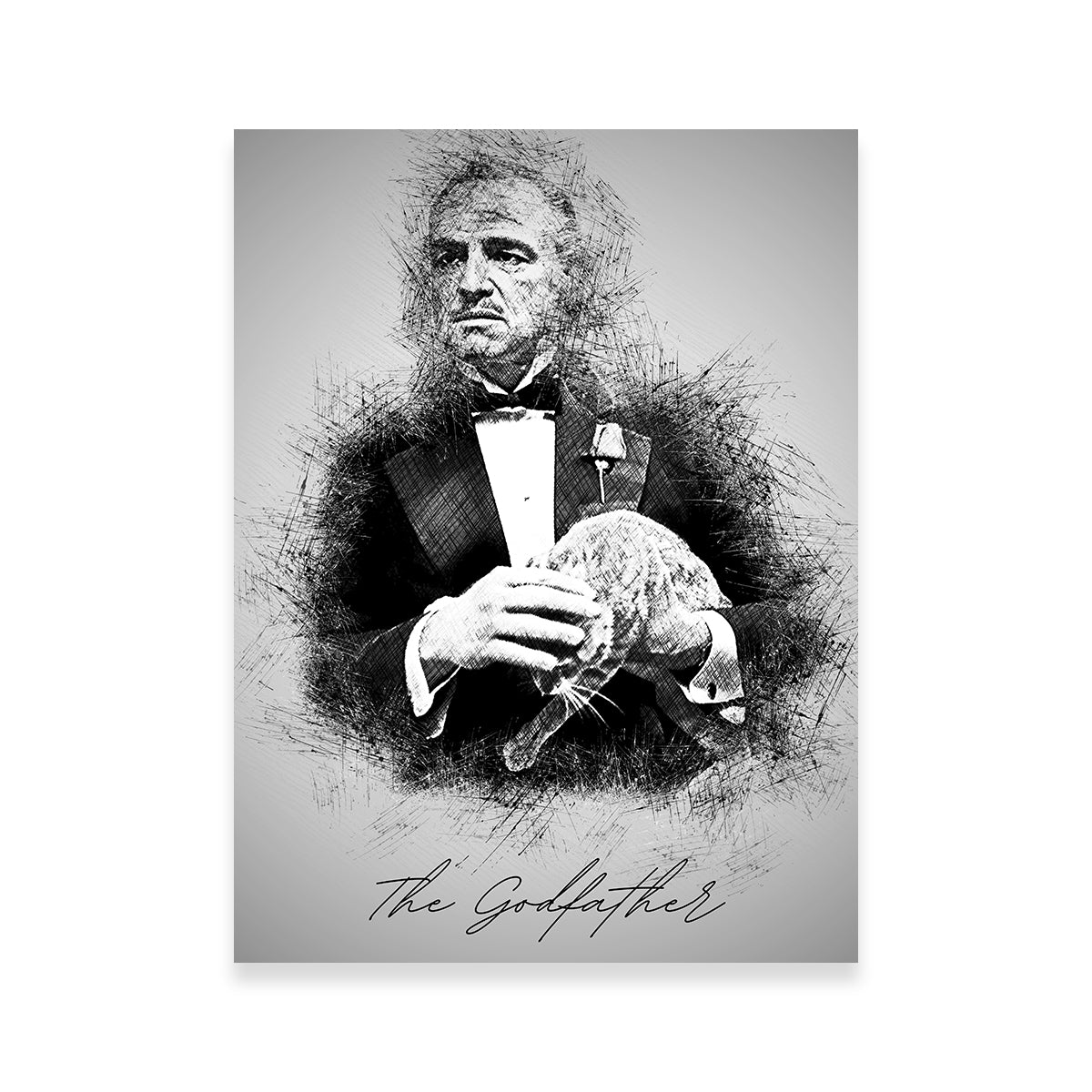 The Godfather Wall Art - Museum Quality Sustainable Pine Wood Canvas Print