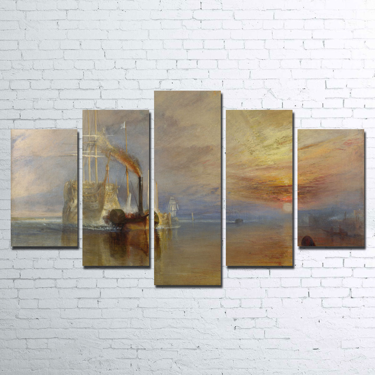 The Fighting Temeraire High - Quality Wall Art by Joseph Mallard William Turner