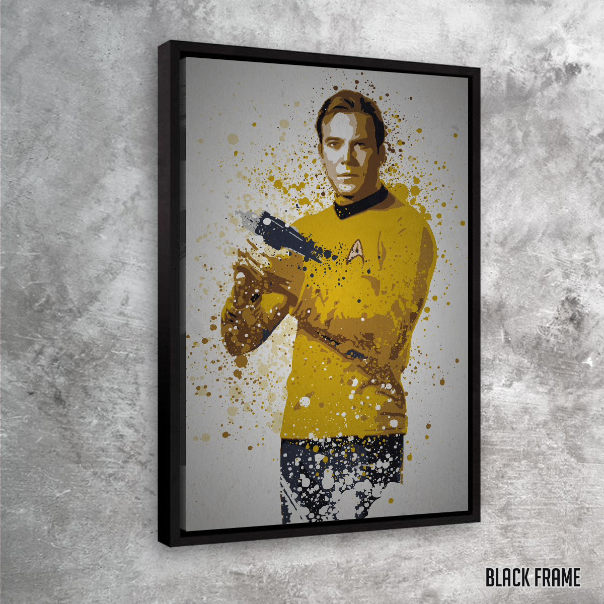 Boldly Go Wall Art - Premium Sustainable Pine Wood Canvas