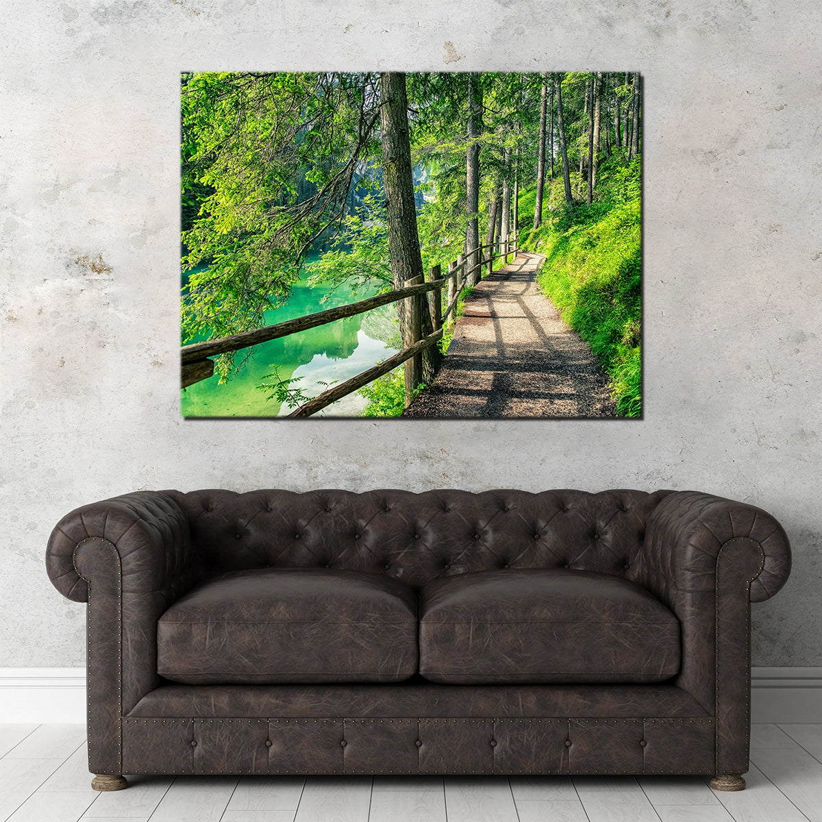 Stunning Path By The Lake Wall Art for Your Home Decor