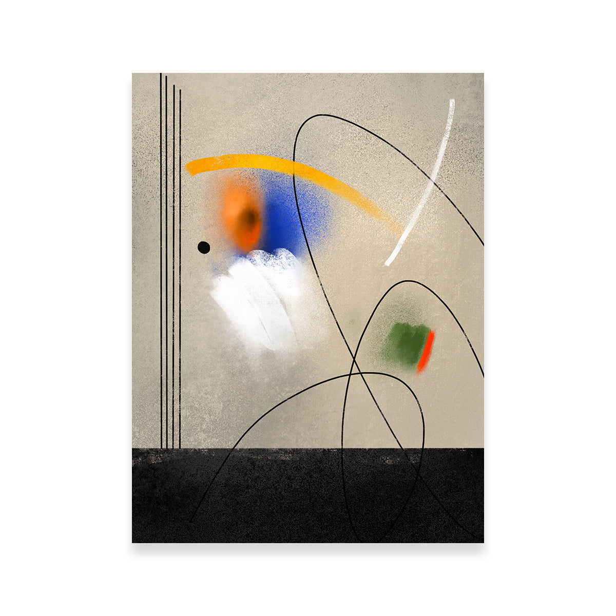 Stunning Lines In Color Wall Art for Modern Decor
