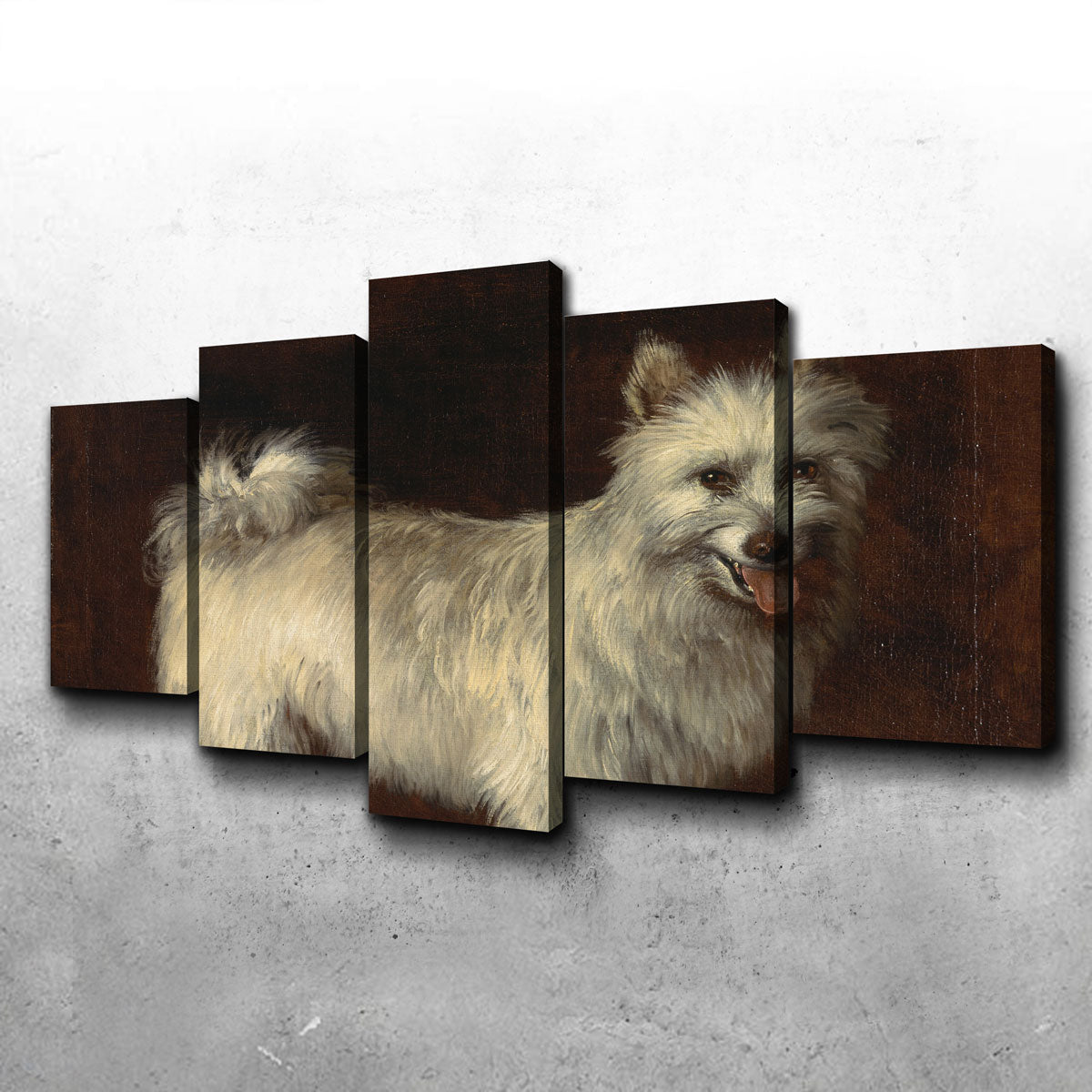 Charming Spitz Dog Wall Art by Thomas Gainsborough