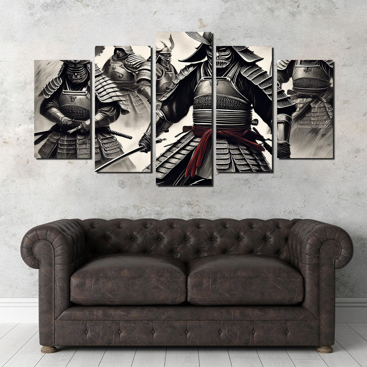 Authentic Samurai Battlefield Wall Art - Museum-Quality Canvas Print