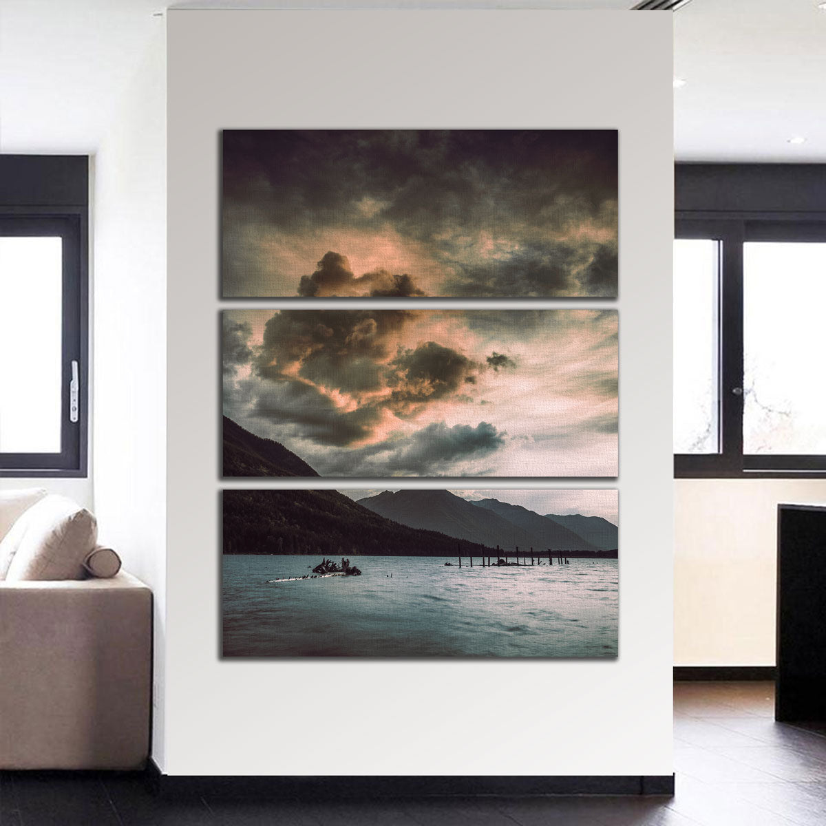 Stunning St. Mary's Lake Wall Art by Mike Cotton