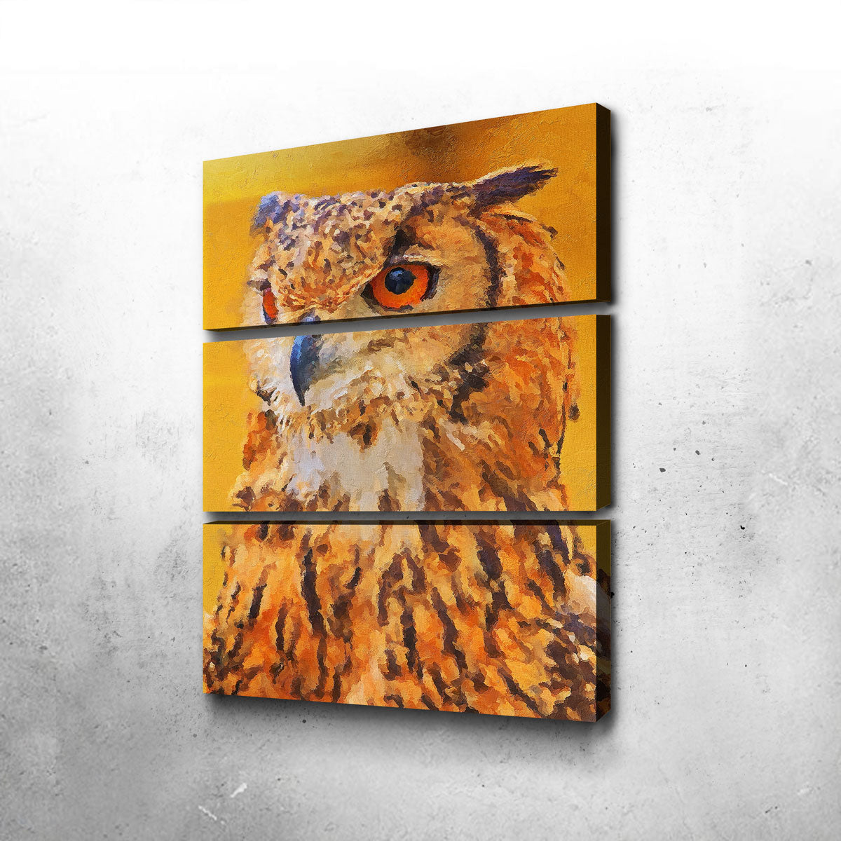 Exquisite Owl Painting Wall Art by Gab Fernando