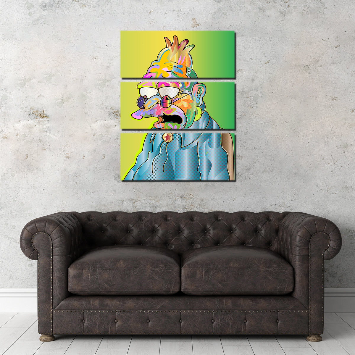 Eye - Catching Abe Simpson Wall Art for Your Home
