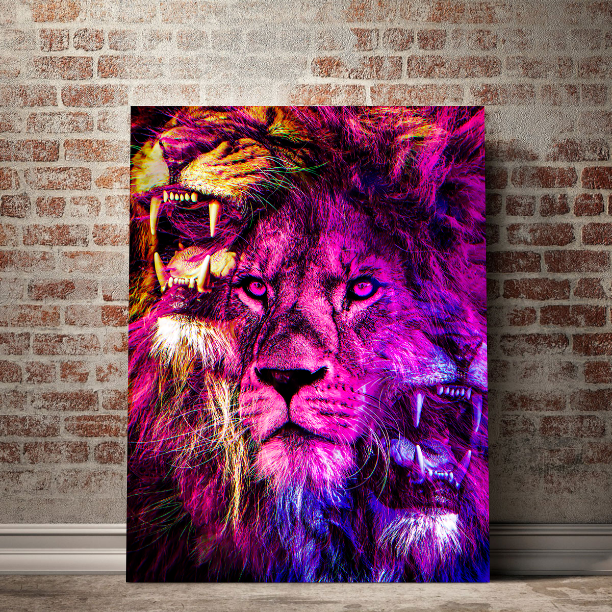 Stunning Lions Wall Art by Manuel Luces