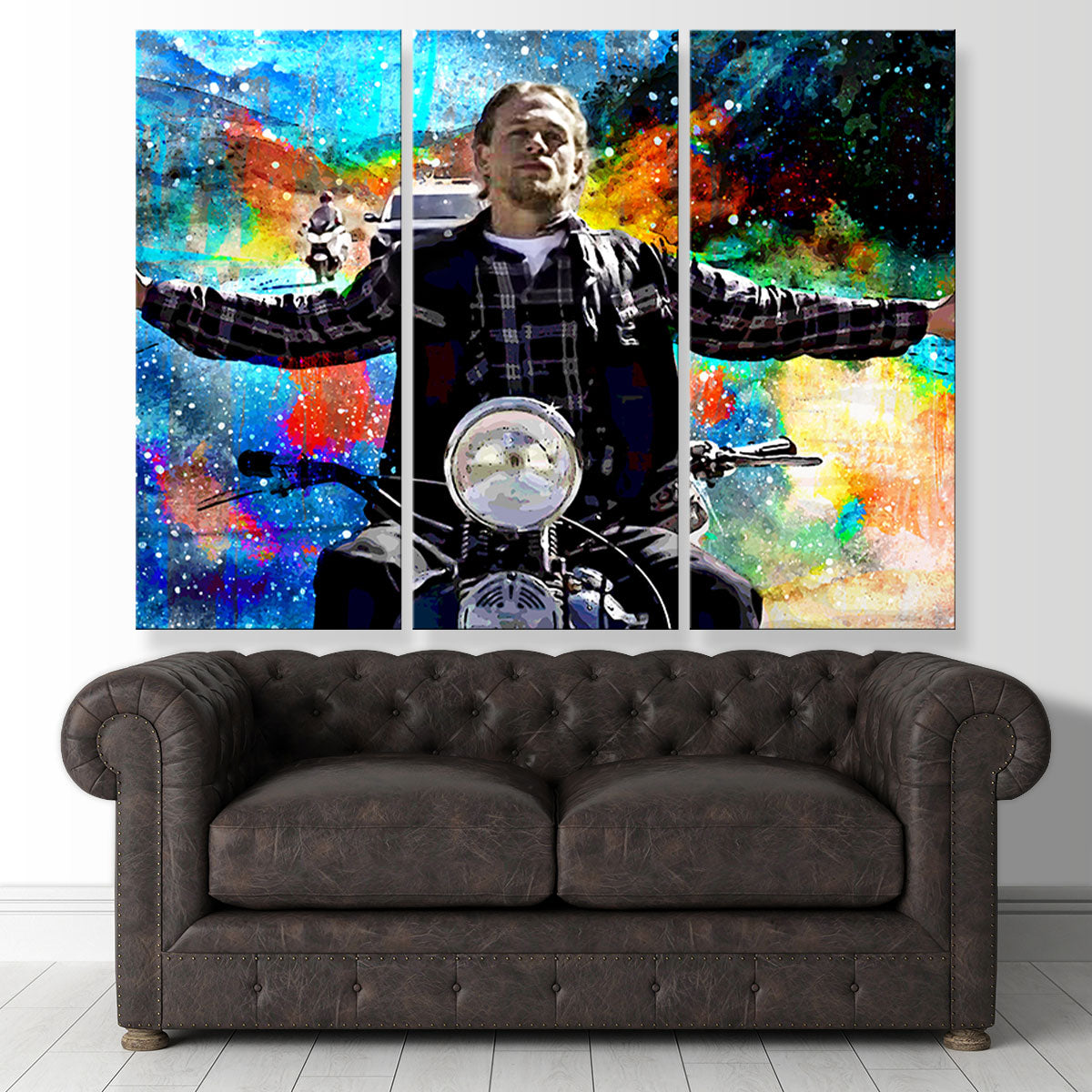 Stunning Jax Teller Wall Art - Museum-Quality Canvas on Sustainable Pine Frames