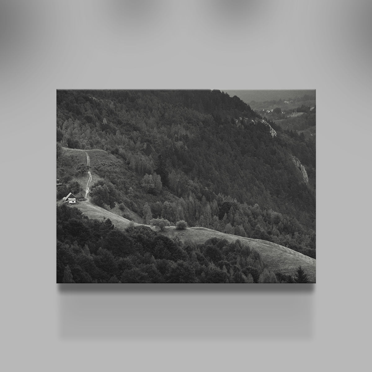 Exquisite Romania Hill Wall Art by George Sorin