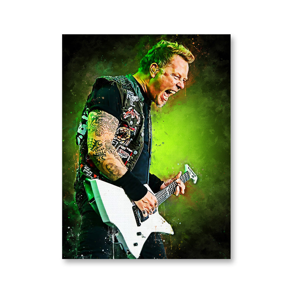 James Hetfield Stunning Painting Wall Art for Home Decor