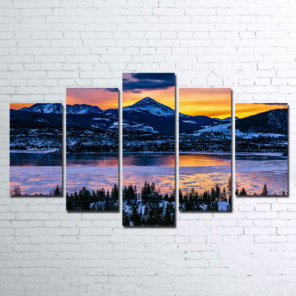 Stunning Frozen Lake Wall Art for Your Home Decor