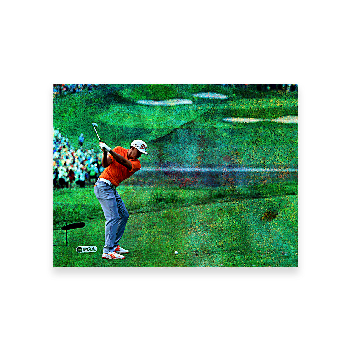 Rickie Fowler Art Prints with Premium Kiln - Dried Pine Frames