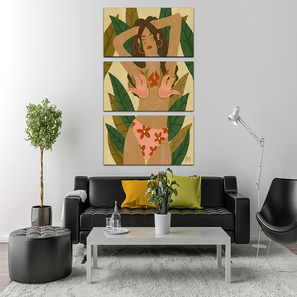 Exquisite The Heat of the Tropics Wall Art by Birch & Ink Sisters