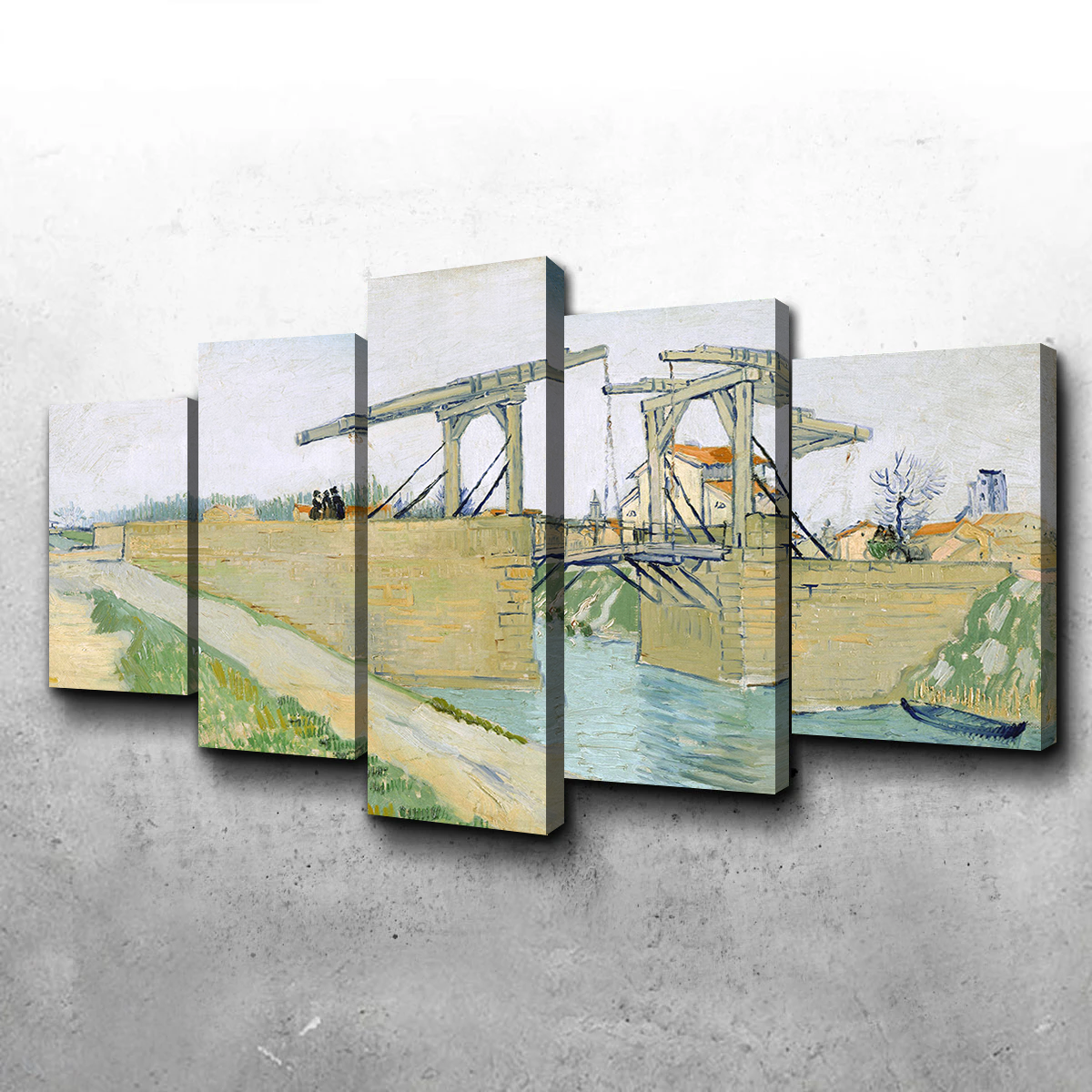 Vincent van Gogh's De brug van Langlois Stunning Wall Art