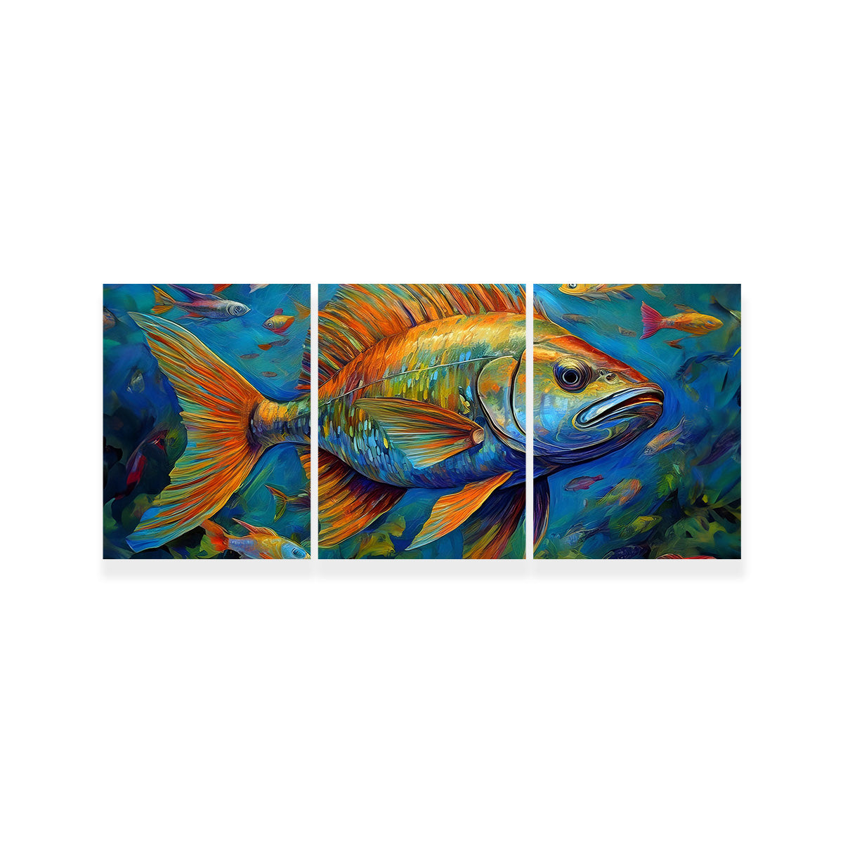 Exquisite Fish Painting Wall Art for Stunning Home Decor