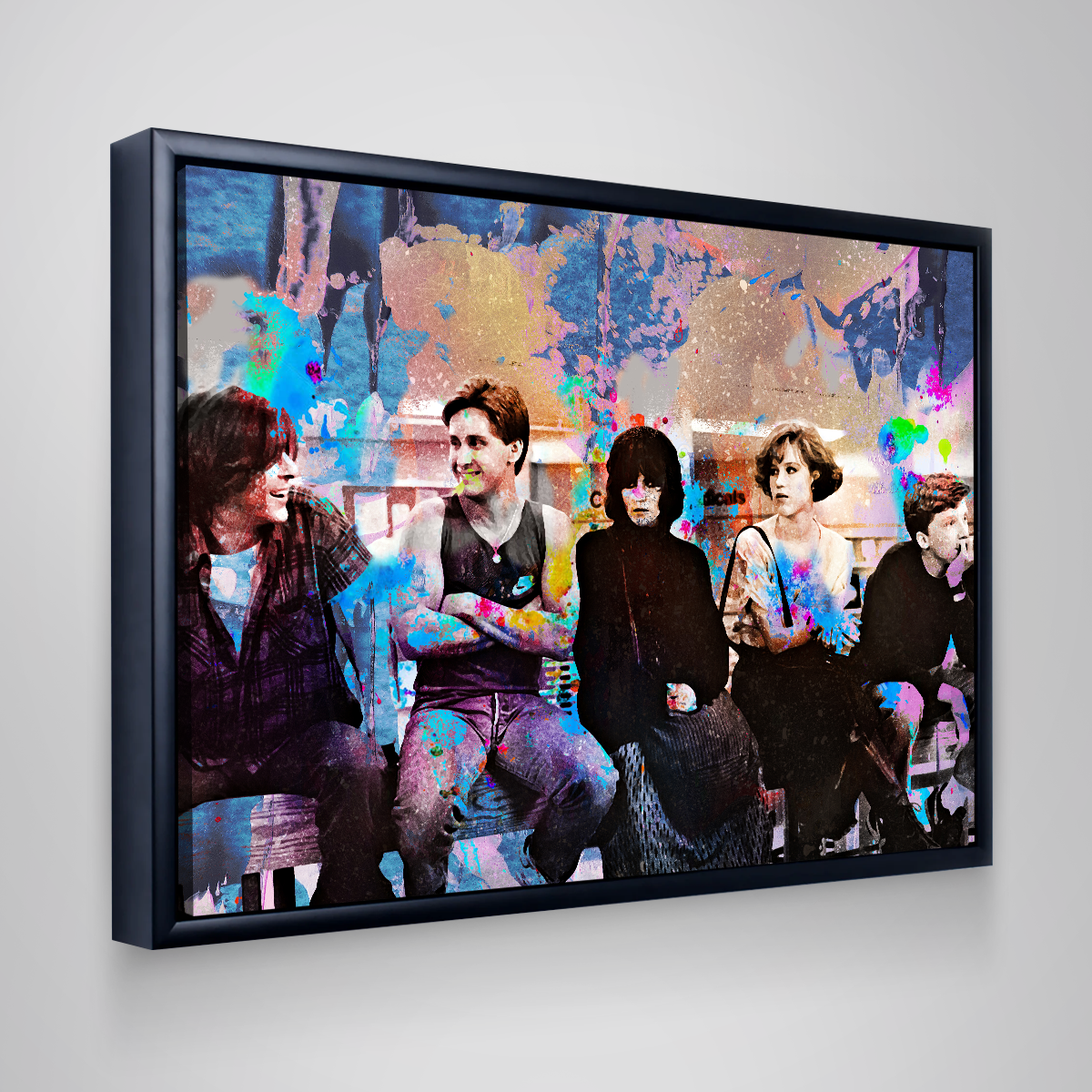 Eye - catching Abstract Breakfast Club Wall Art for Stunning Decor