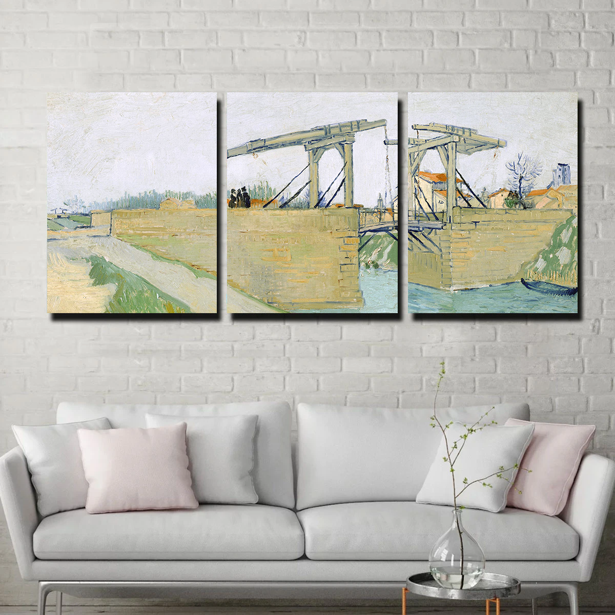 Vincent van Gogh's De brug van Langlois Stunning Wall Art