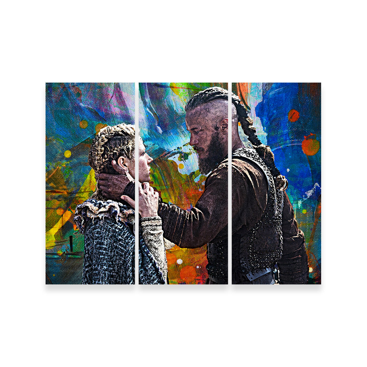 Stunning Ragnar & Lagertha Wall Art for Your Home Decor