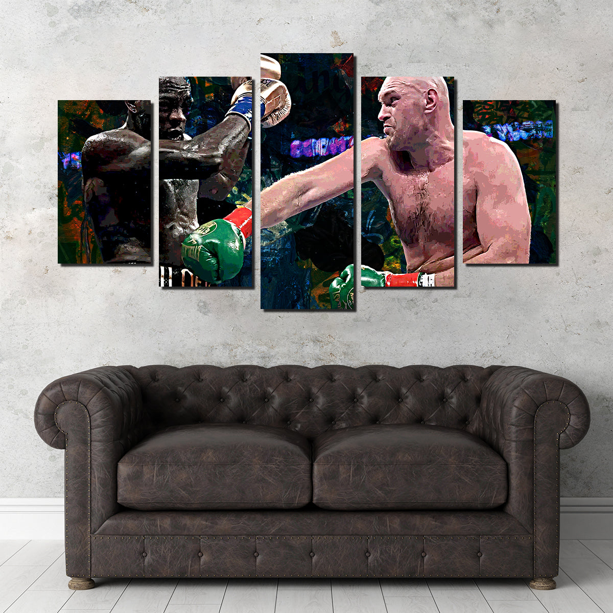 Exclusive Fury Vs. Wilder Wall Art for Stunning Home Decor