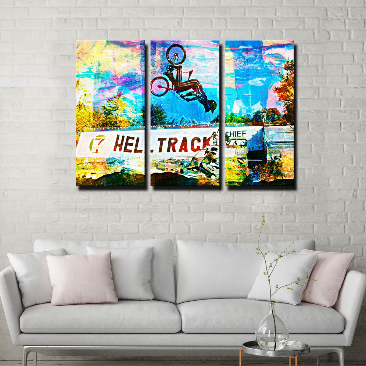 Stunning RAD Flip Wall Art - Handmade with Museum - Quality Canvas