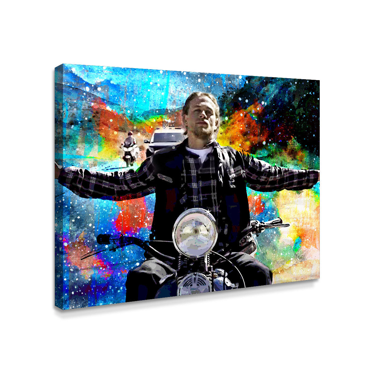 Stunning Jax Teller Wall Art - Museum-Quality Canvas on Sustainable Pine Frames