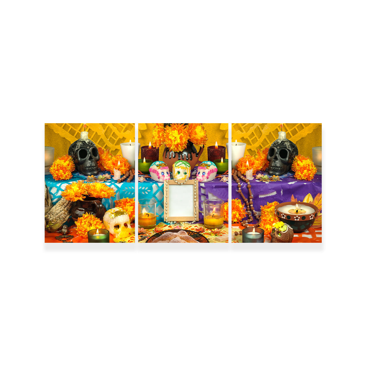 Authentic Day of the Dead Altar Wall Art for Stunning Home Decor