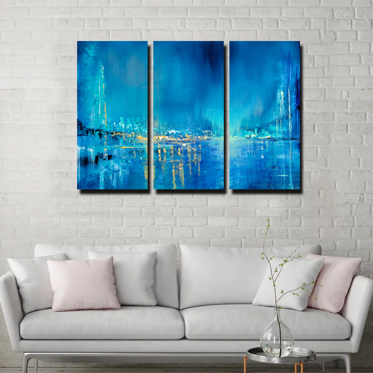 Exquisite Seagulls Over the Bridges Wall Art by Annette Schmucker