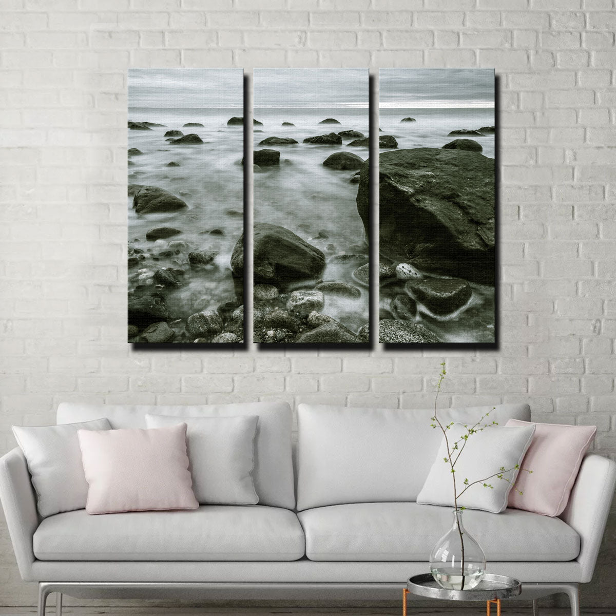 Stunning Overcast Montauk Wall Art by Dennis Maida