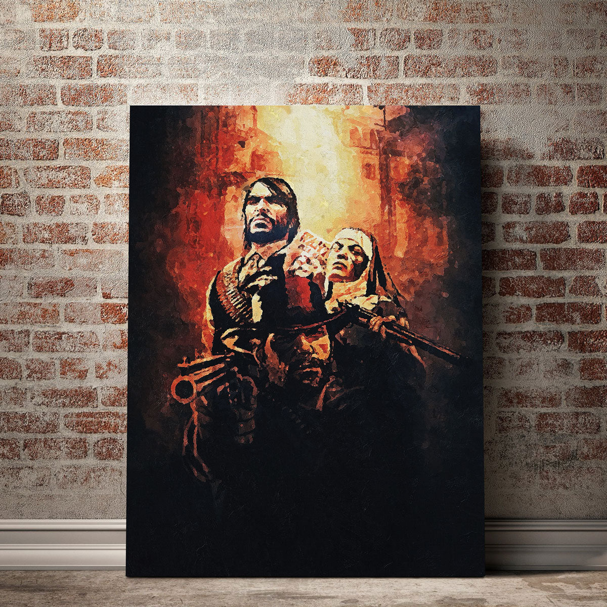 Outlaw For Life Premium Wall Art by Gab Fernando