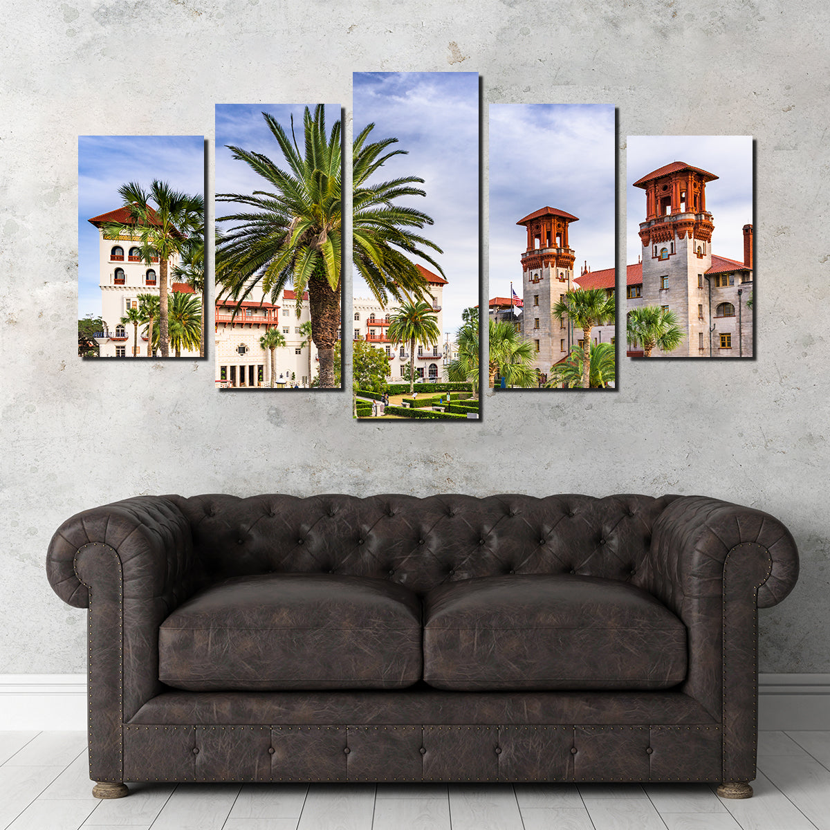 St. Augustine - Alcazar Courtyard Exquisite Wall Art for Home Decor