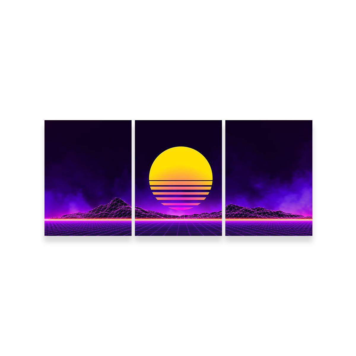 Stunning Retro Landscape Wall Art