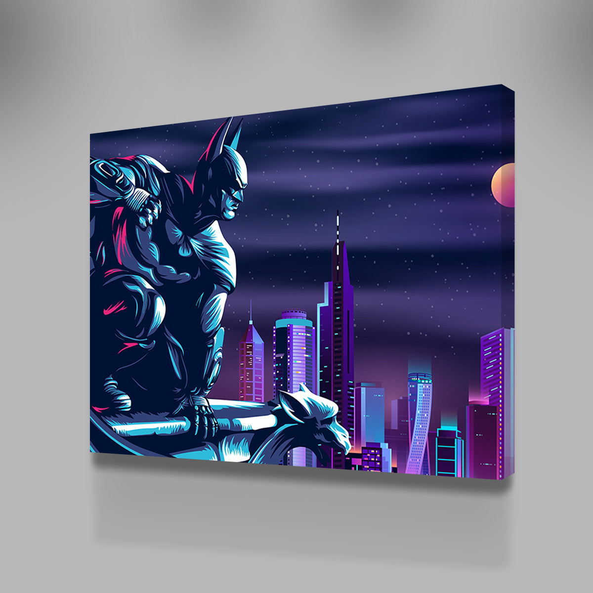 The Fearless Batman Wall Art - Premium Museum Quality Canvas Print