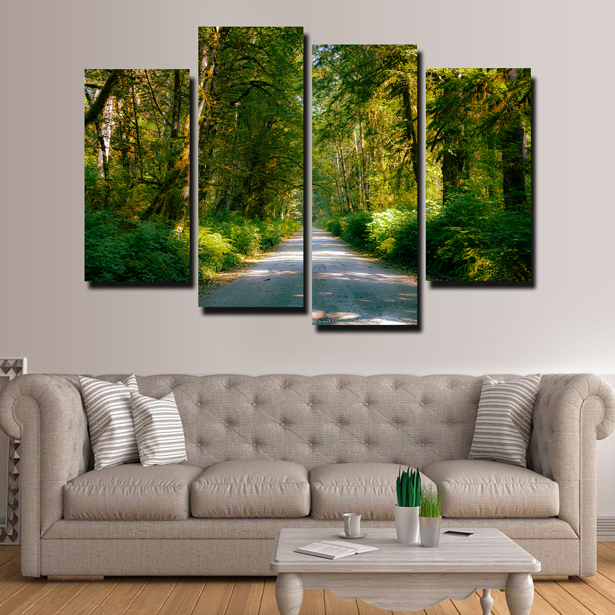 Exquisite Rainforest Road Wall Art by Kyle Sherry