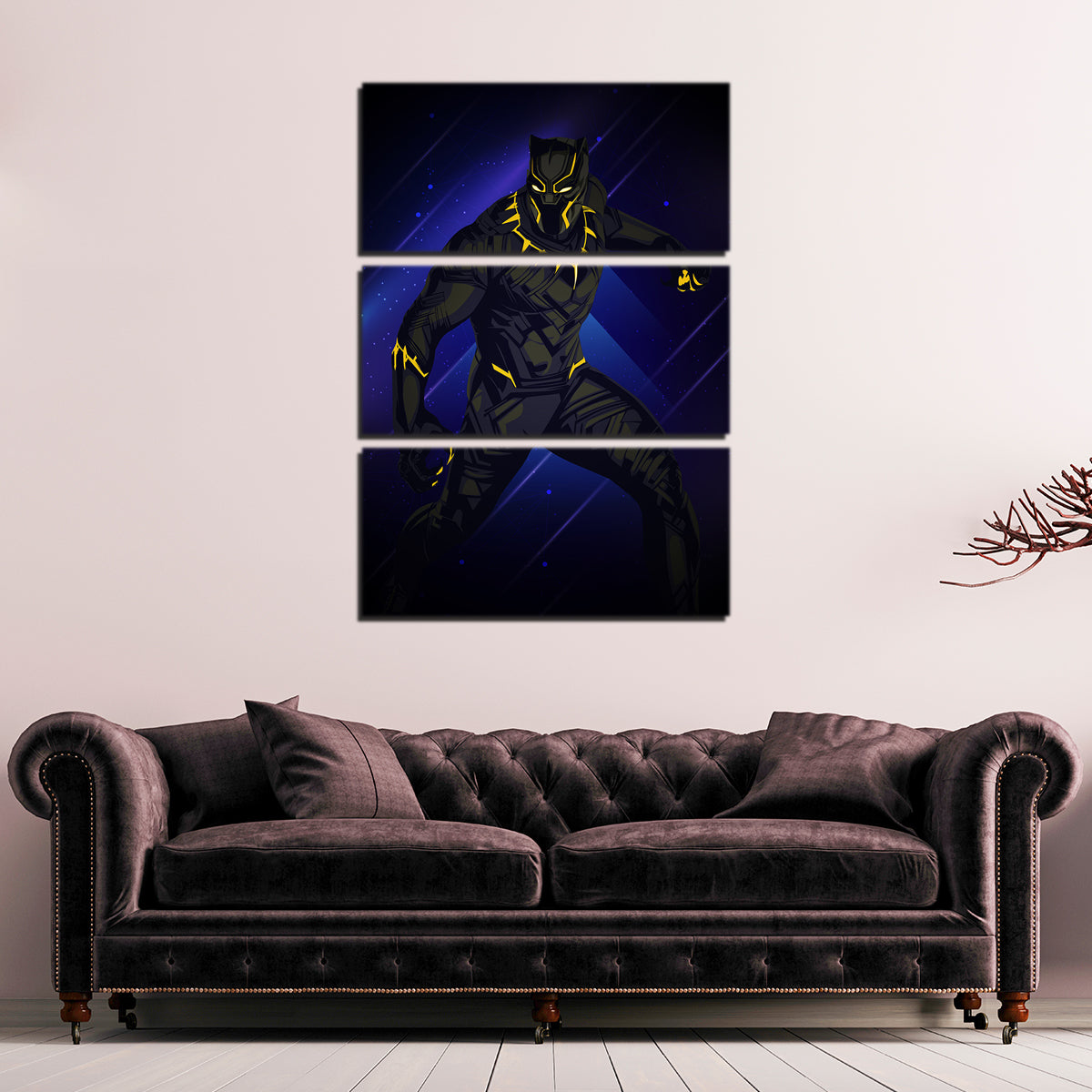 Stunning Black Panther Wall Art by Ralph & Laura Design