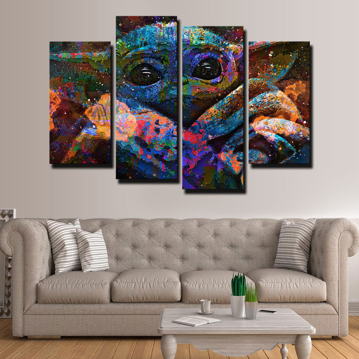 High - Quality Grogu Wall Art for Stunning Home Decor