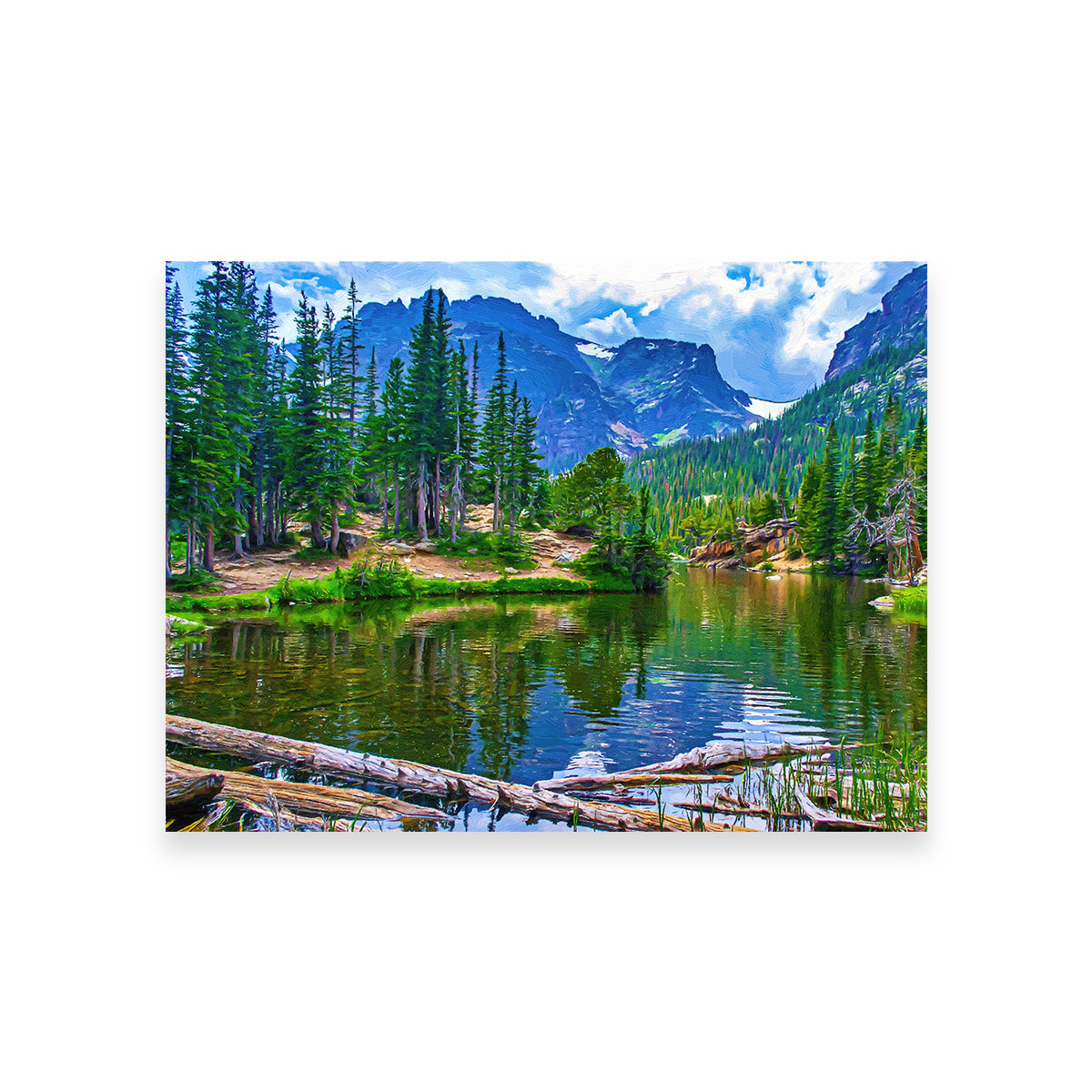 Dreamy Lake Wall Art by Denise Dundon - Premium Museum Quality