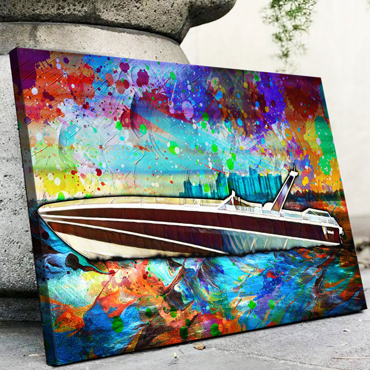 Stunning Abstract Miami Vice Scarab Wall Art for Unique Home Decor