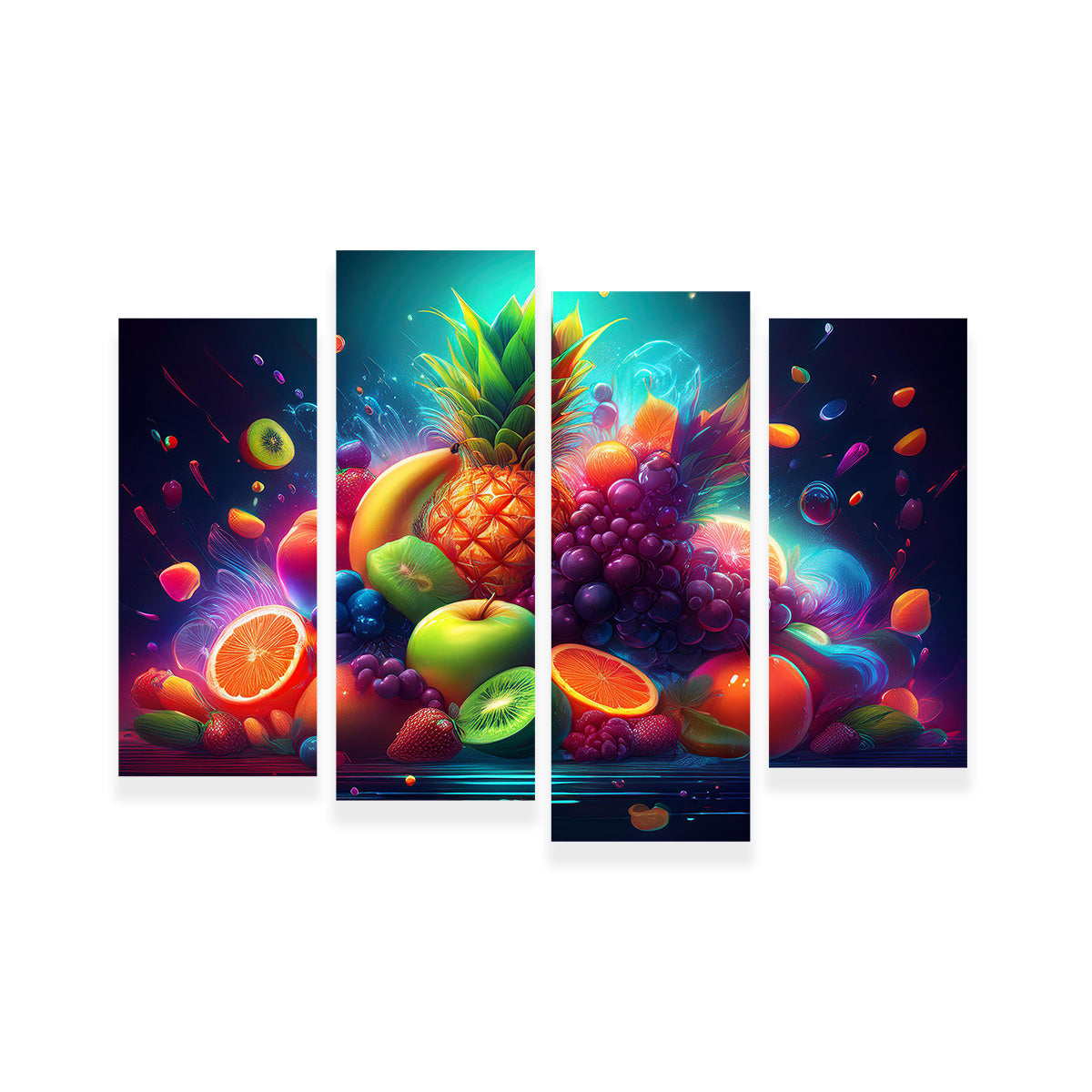 Exquisite Fresh Fruits Wall Art for Stunning Home Decor