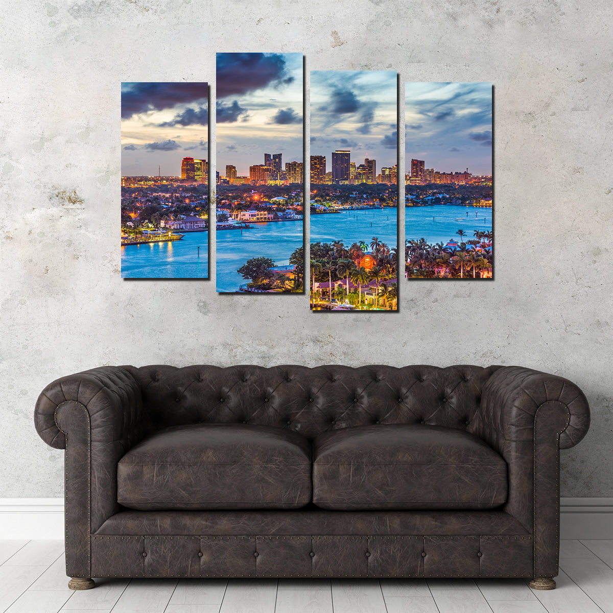 Stunning Fort Lauderdale Skyline Wall Art for Home Decor