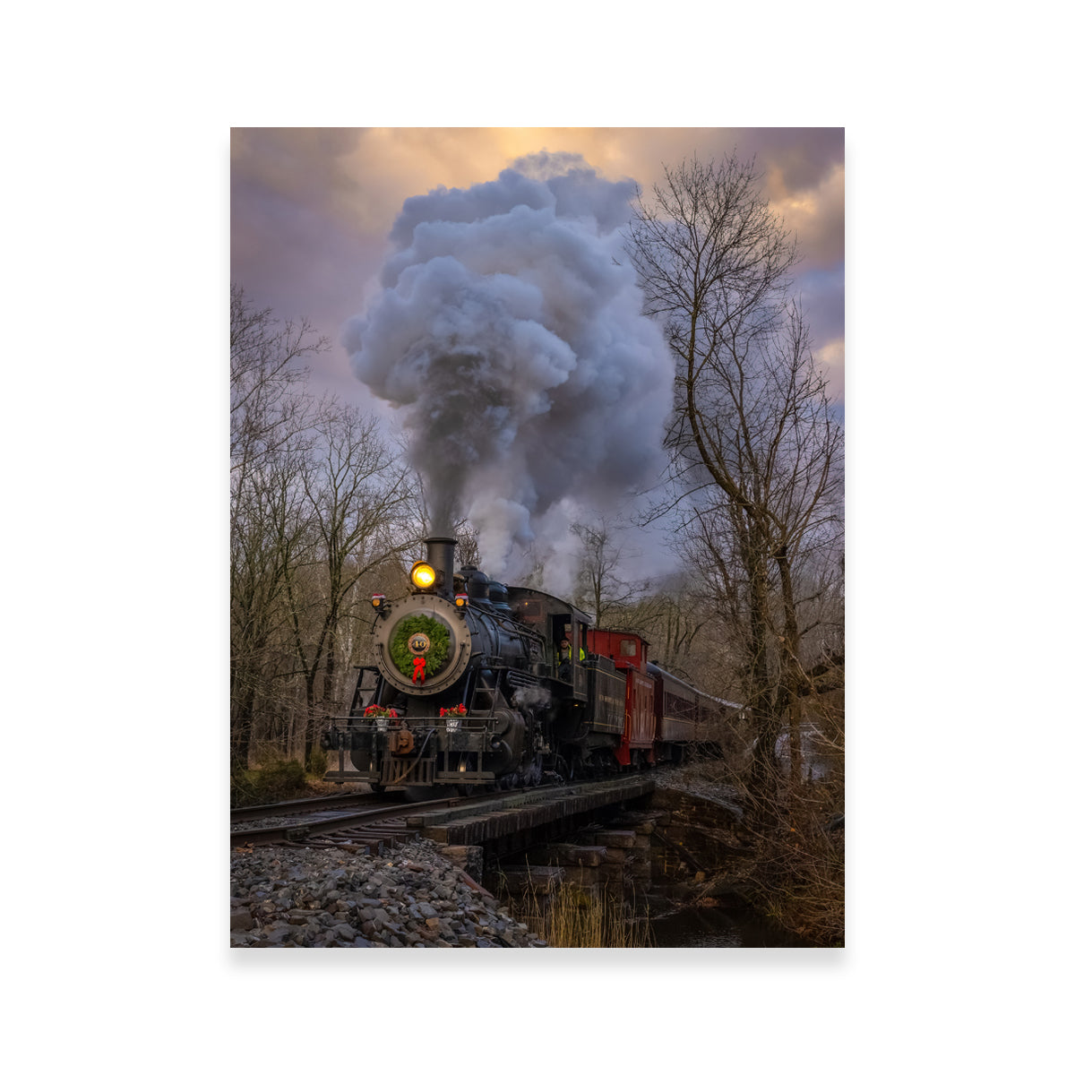 Stunning Steam Engine 40 Wall Art by Dennis Maida