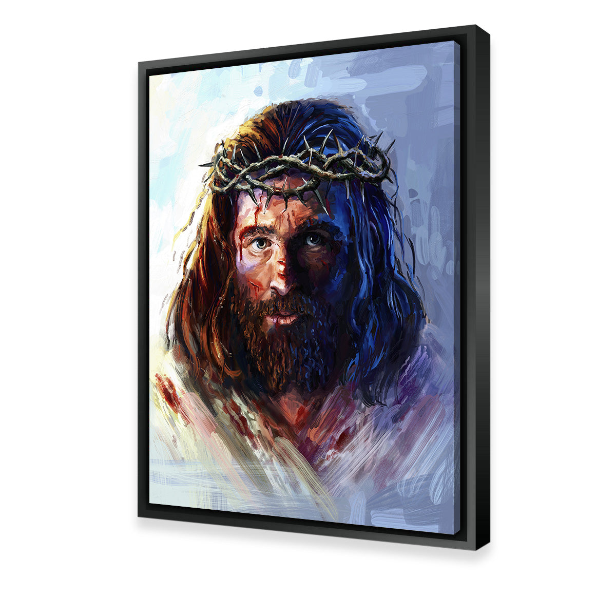 Exquisite Jesus with Crown of Thorns Artwork