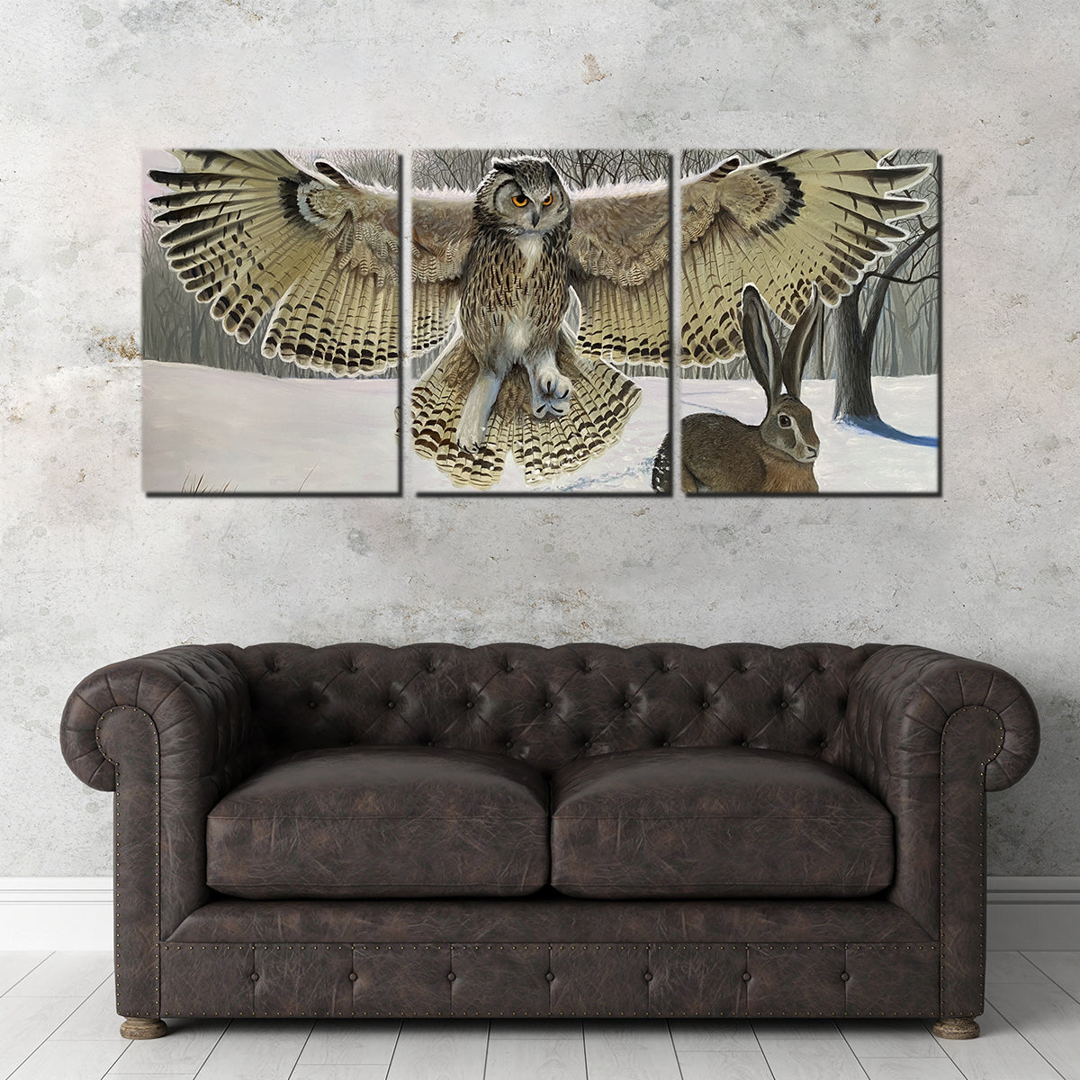 Stunning Owl on the Hunt Wall Art for Your Home Decor