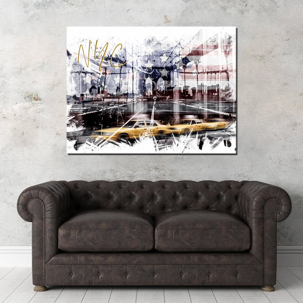 Exquisite City Art NYC Composing Wall Art by Melanie Viola
