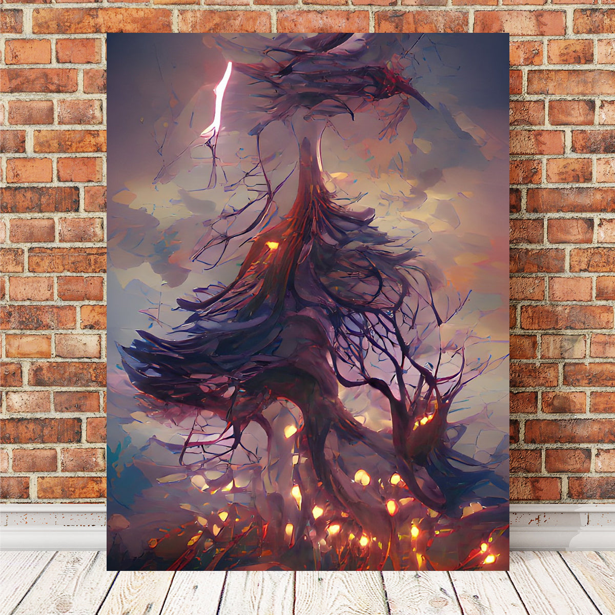 Stunning Lightning Strikes Wall Art by Gabriel Ritcey