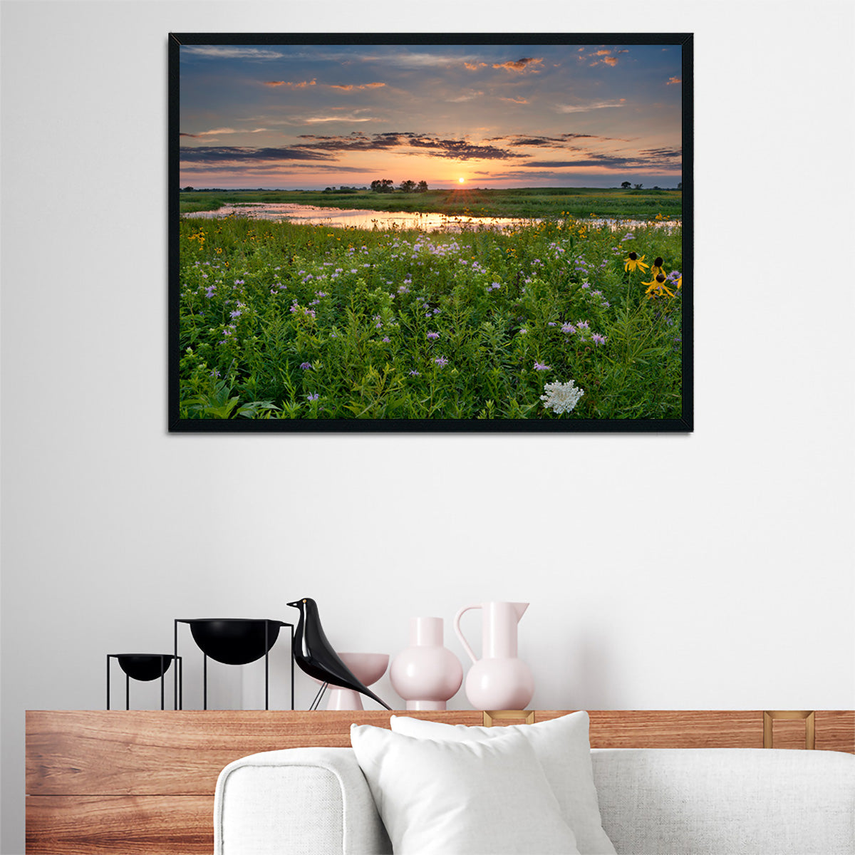 Stunning Open Field in Illinois Wall Art for Your Home Decor