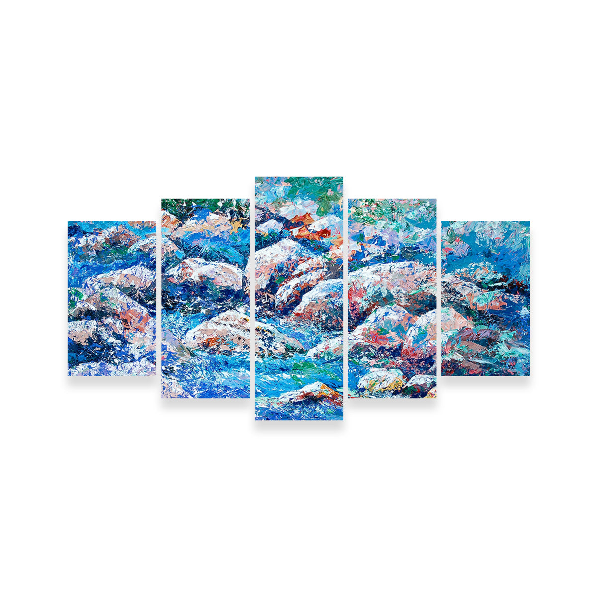 Stunning River Rhapsody Wall Art by Gerry Segismundo